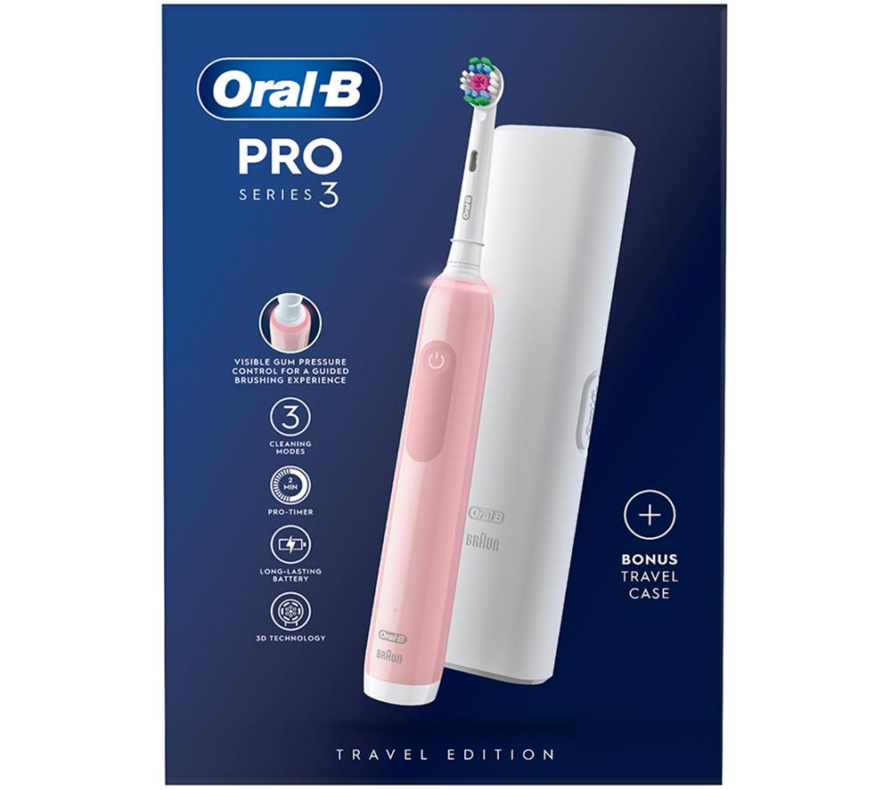 ORAL B Pro 3 3500 Electric Toothbrush, Pink