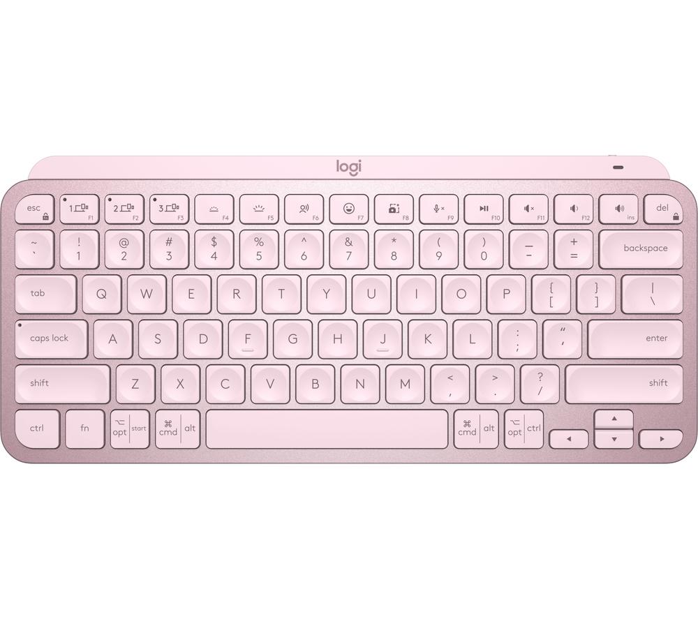 LOGITECH MX Keys Mini Wireless Keyboard - Rose, Pink