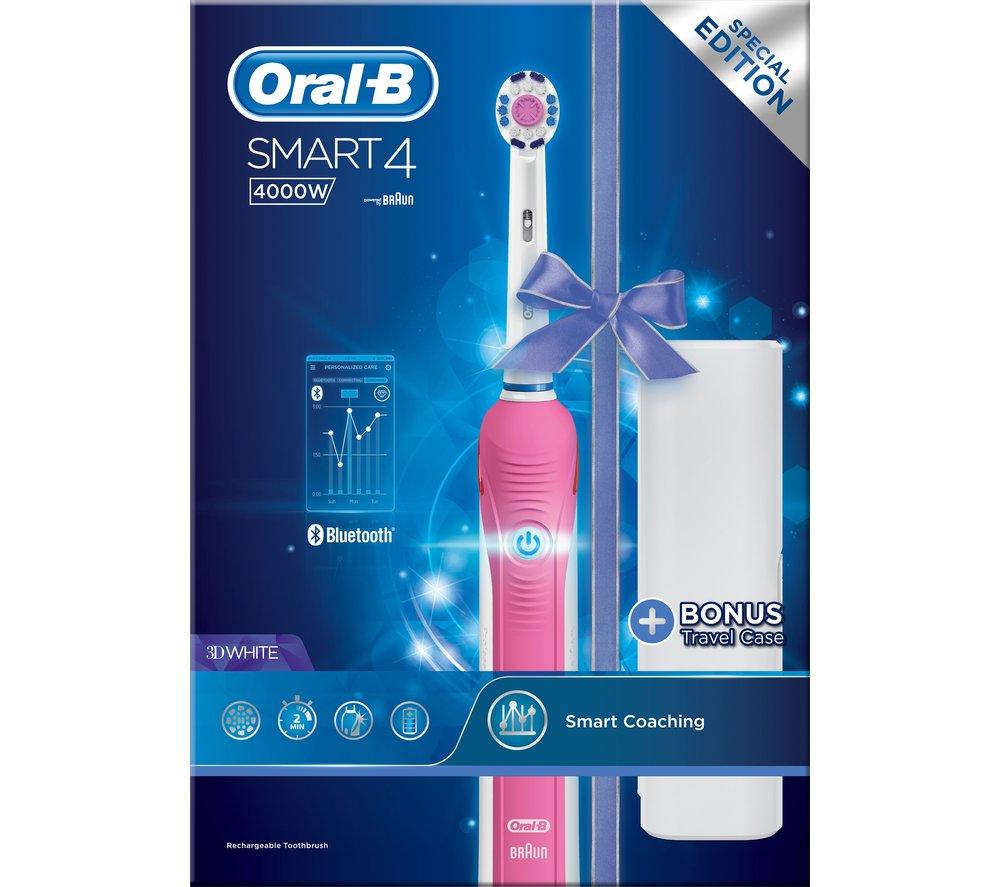 Buy ORAL B Smart 4 4000W Electric Toothbrush Currys