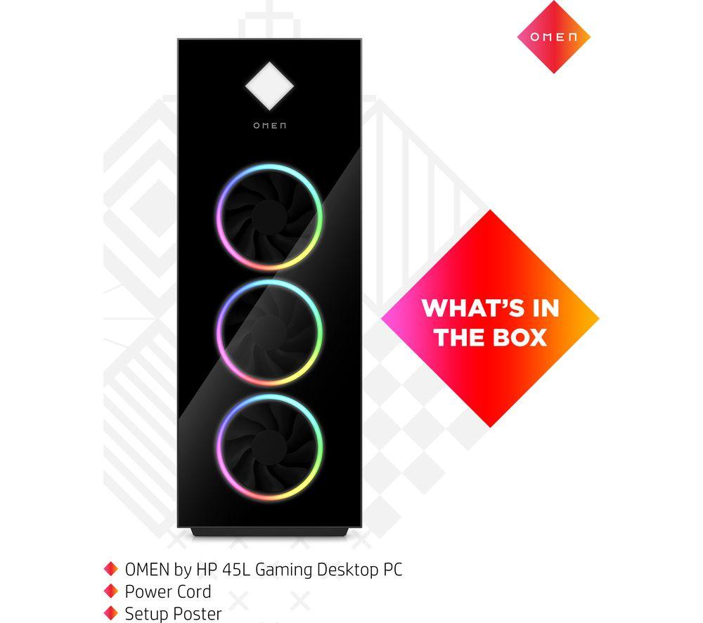HP OMEN 45L Gaming PC - AMD Ryzen 7, RTX 3070 Ti, 1 TB SSD image number 10 of 10