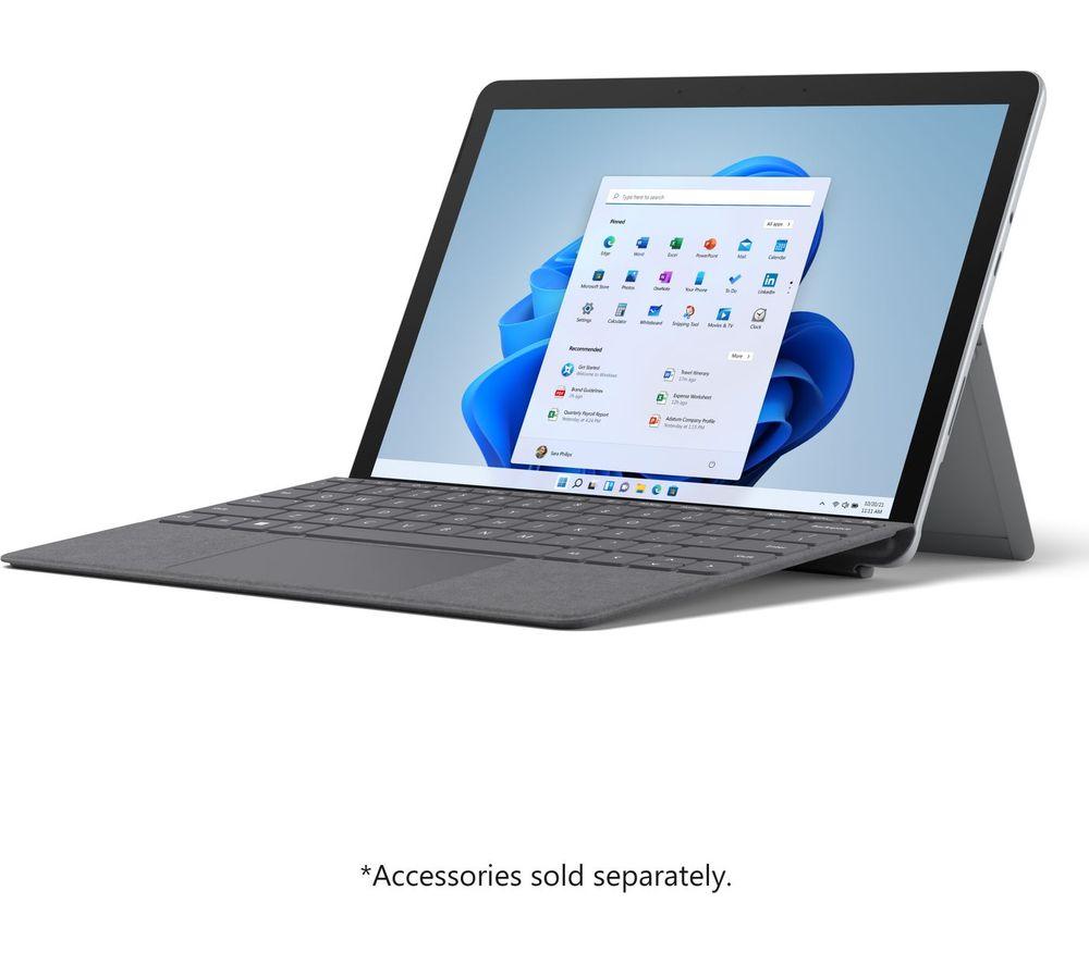 Image of MICROSOFT 10.5" Surface Go 3 - Intel®Pentium, 64 GB, Platinum, Silver/Grey