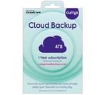 CURRYS Cloud Backup - 4 TB, 1 year