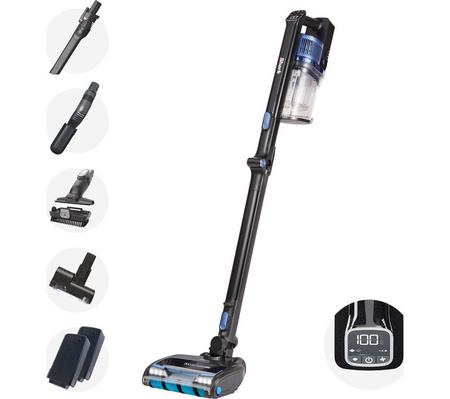 SHARK Anti Hair Wrap with PowerFins & Pet Tool IZ320UKT Cordless Vacuum Cleaner - Blue