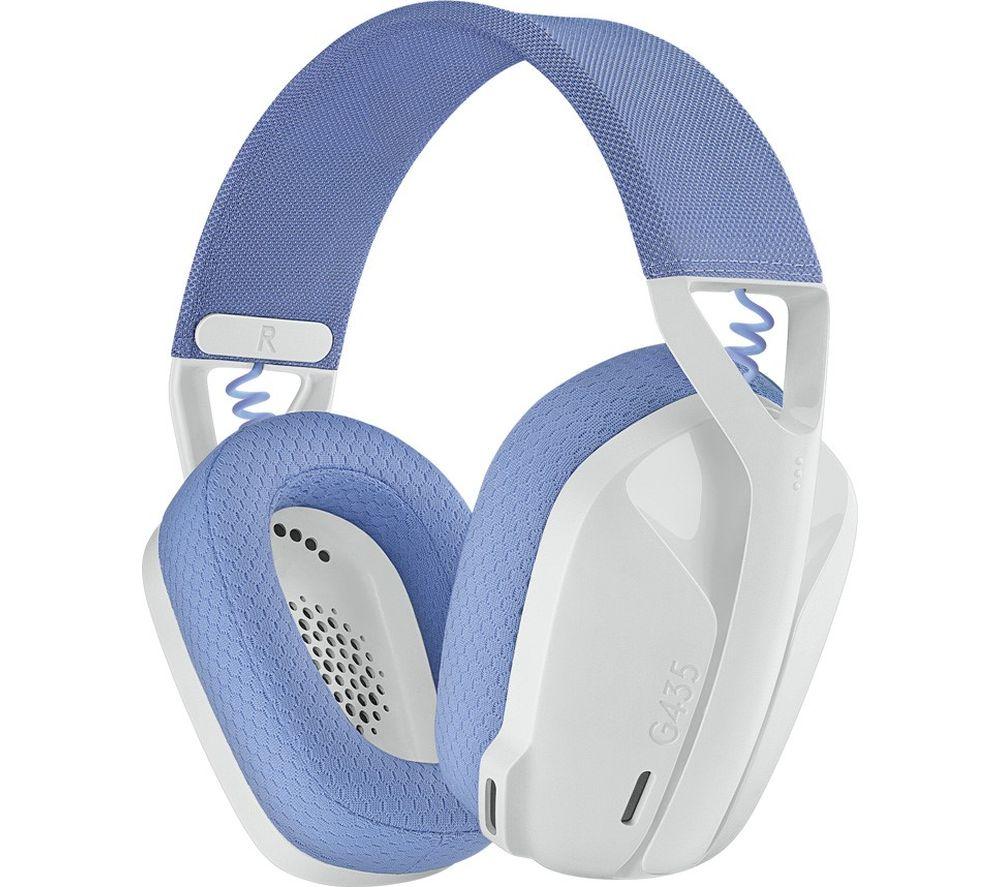Image of LOGITECH G435 Wireless 7.1 Gaming Headset - White, White