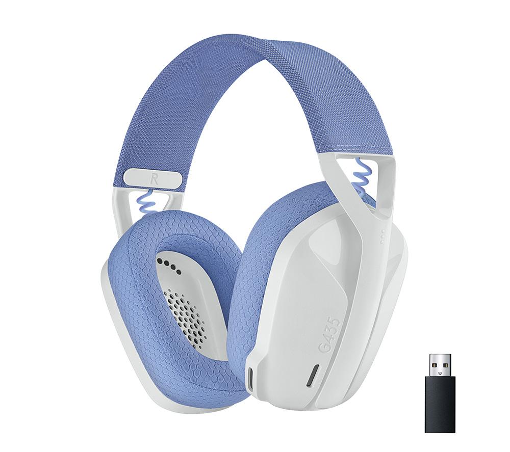LOGITECH G435 Wireless Gaming Headset - White