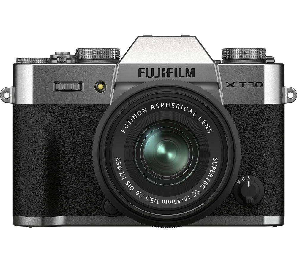 FUJIFILM X-T30 II Mirrorless Camera with FUJINON XC 15-45 mm f/3.5-5.6 OIS PZ Lens - Silver image number 5 of 7