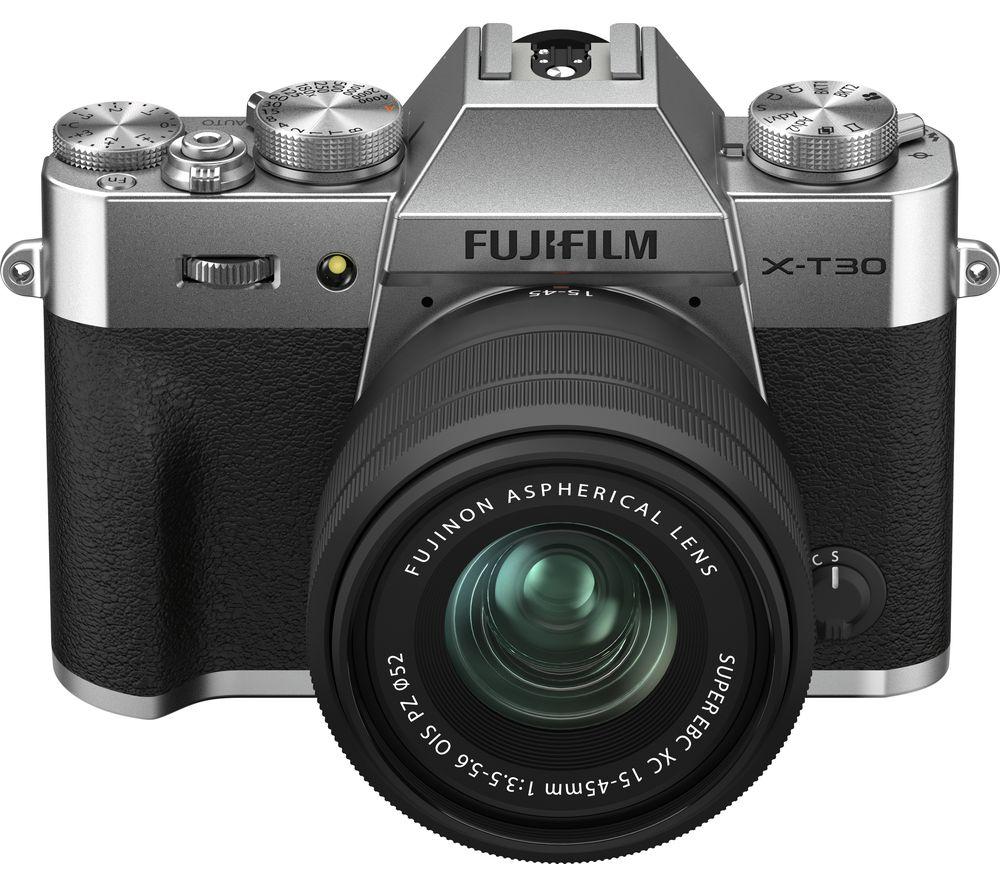 FUJIFILM X-T30 II Mirrorless Camera with FUJINON XC 15-45 mm f/3.5-5.6 OIS PZ Lens - Silver image number 7 of 7
