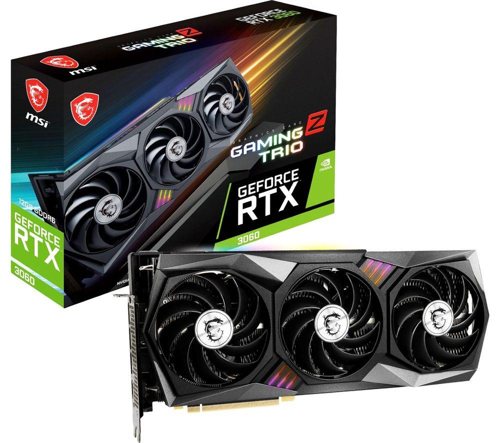 MSI GeForce RTX 3060 12 GB GAMING Z TRIO Graphics Card