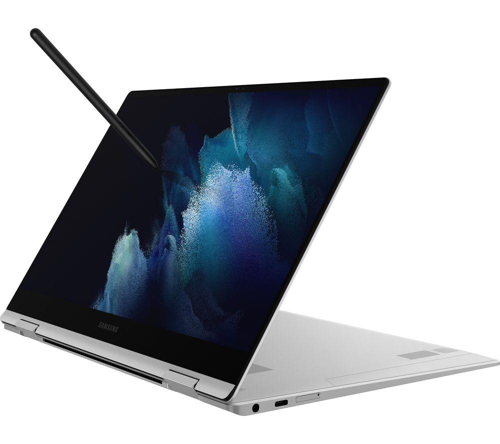 Image of SAMSUNG Galaxy Book Pro 360 5G 13.3" 2 in 1 Laptop - Intel®Core i5, 256 GB SSD, Mystic Silver, Silver/Grey