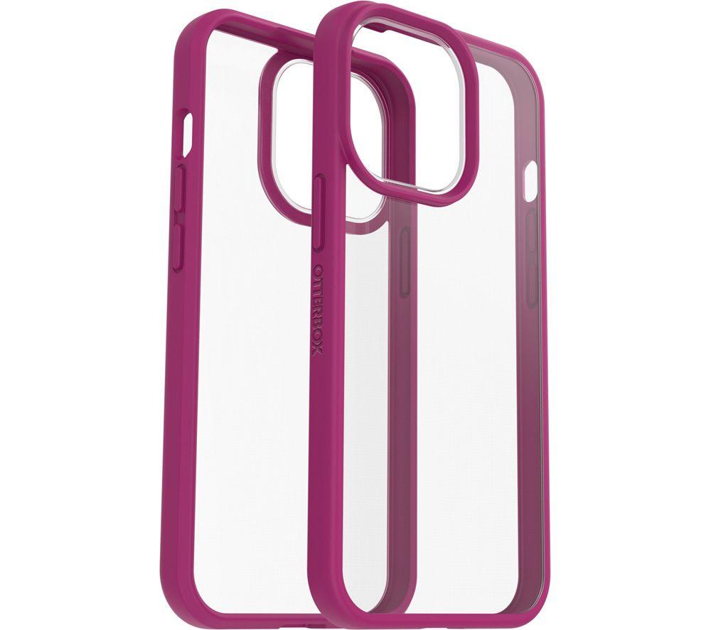 OTTERBOX React iPhone 13 Pro Case - Pink & Clear image number 2 of 5