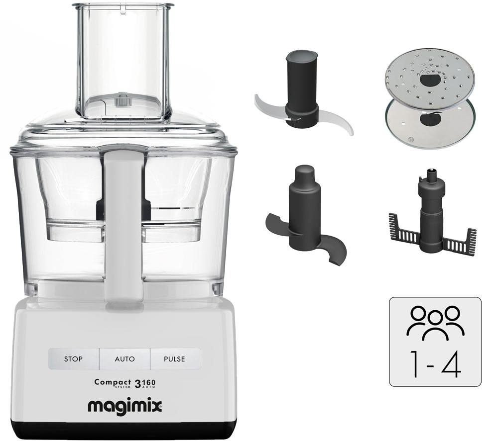 MAGIMIX CS 3160 Food Processor - White, White