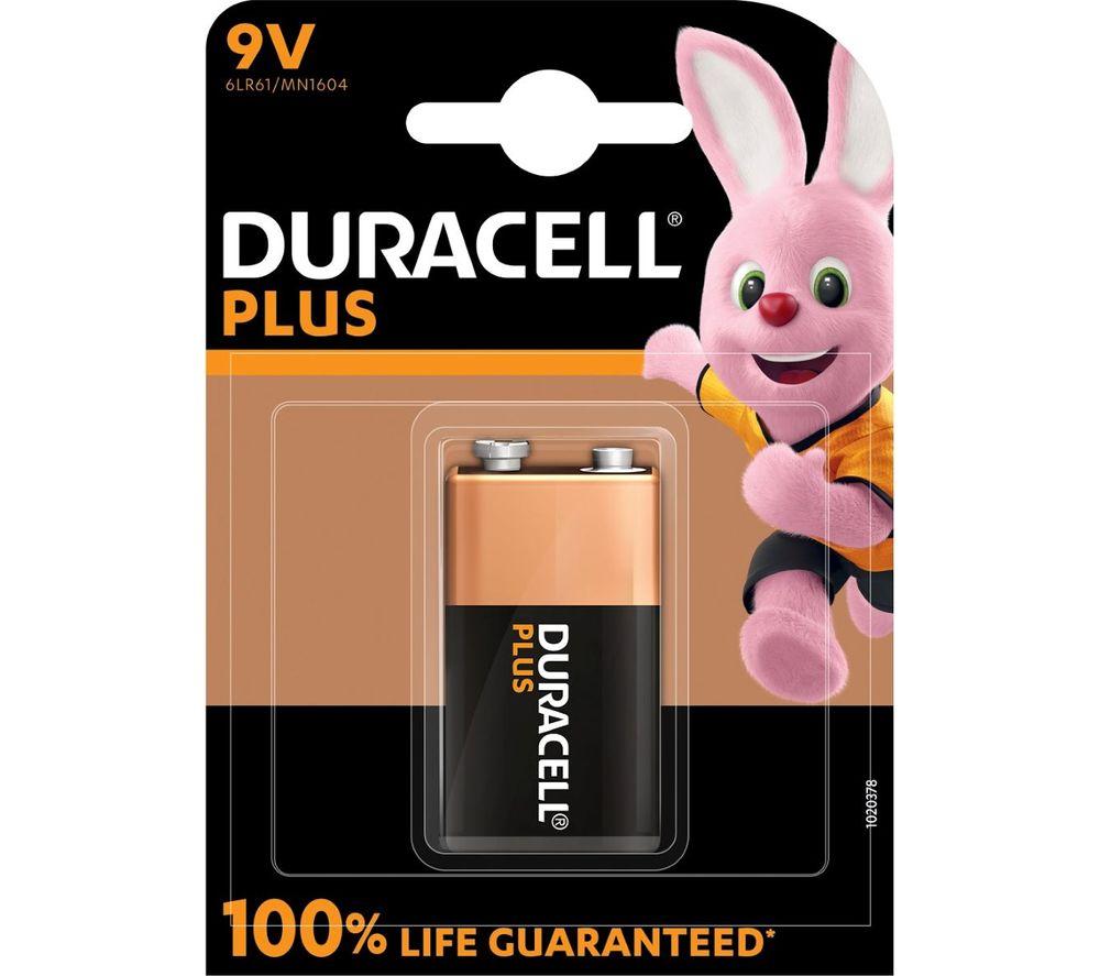 Duracell | Plus Power Alkaline Batteries | 9V PP3