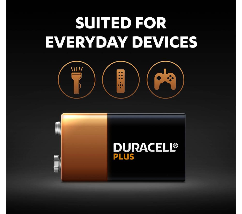DURACELL Plus 9V Alkaline Battery image number 4 of 7