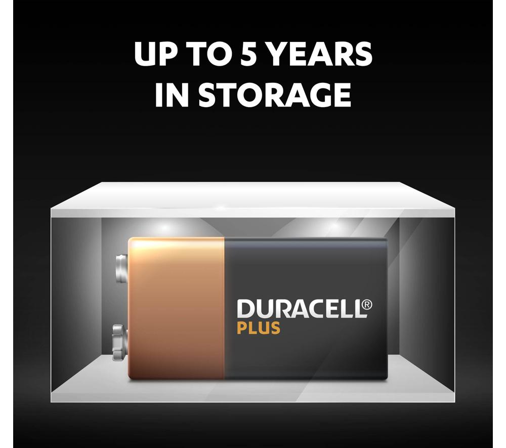 DURACELL Plus 9V Alkaline Battery image number 6 of 7
