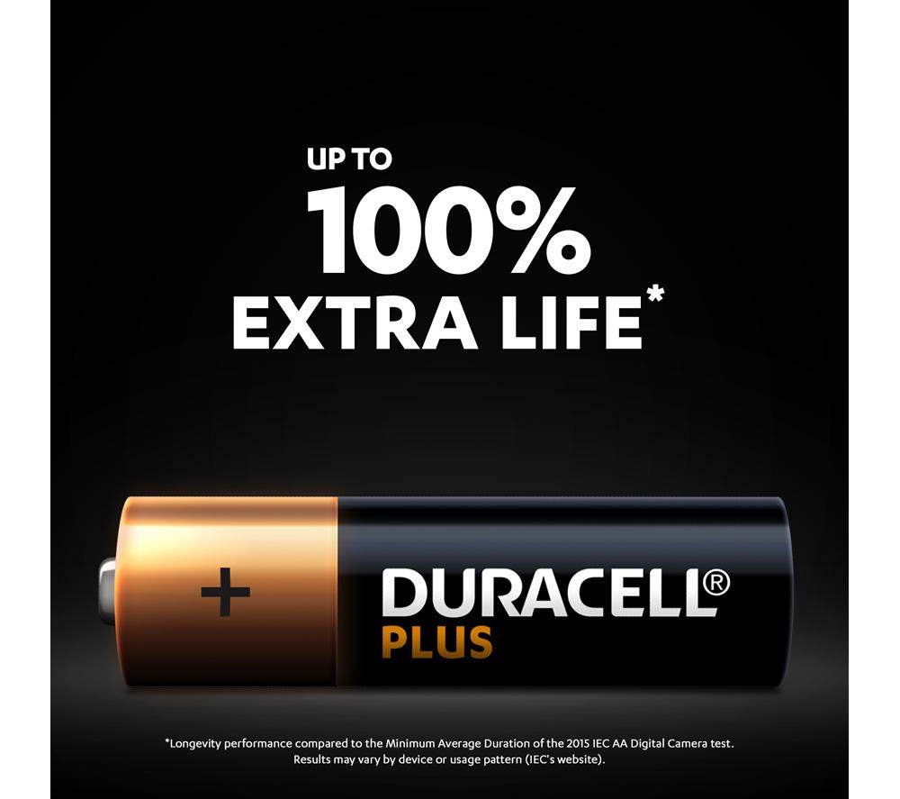 DURACELL Plus AA Alkaline Batteries - Pack of 8 image number 3 of 8