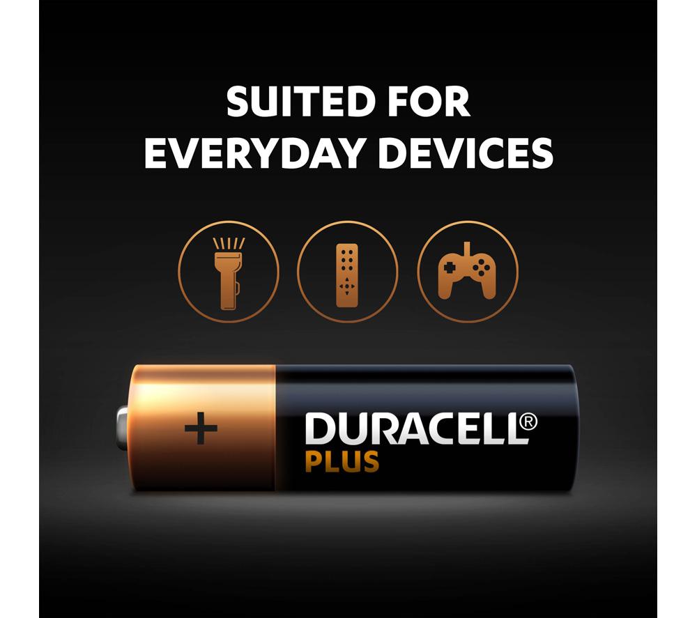 DURACELL Plus AA Alkaline Batteries - Pack of 8 image number 4 of 8