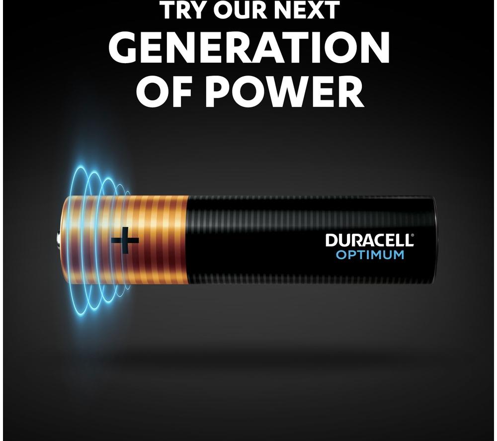 DURACELL Optimum AAA Alkaline Batteries - Pack of 8 image number 3 of 6