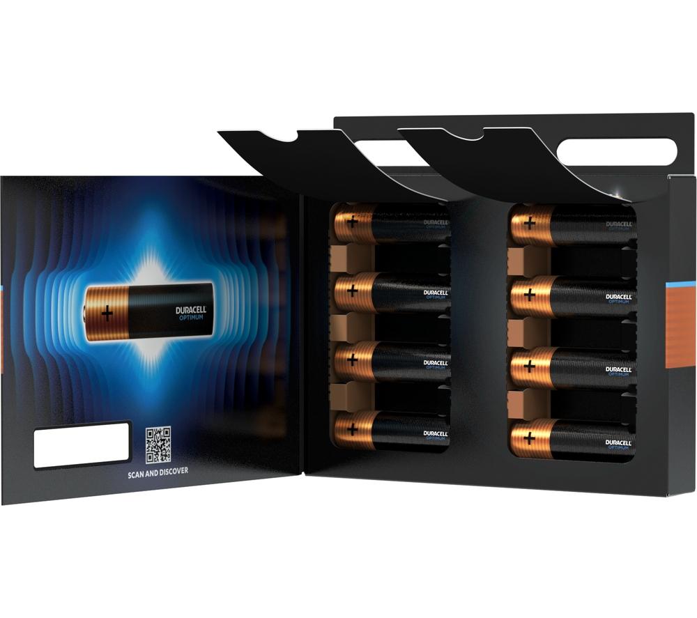 DURACELL Optimum AAA Alkaline Batteries - Pack of 8 image number 6 of 6