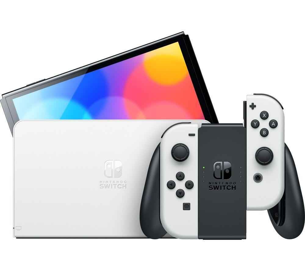 Buy NINTENDO Switch OLED White & Animal Crossing: New Horizons Bundle |