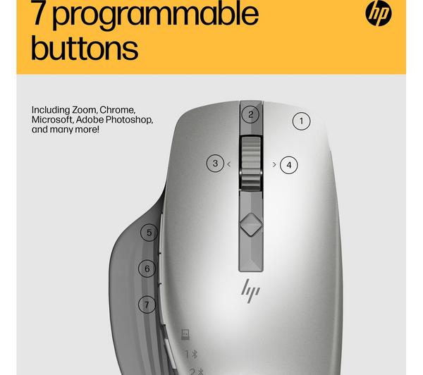 HP Creator 930 Wireless Laser Mouse - Silver image number 6