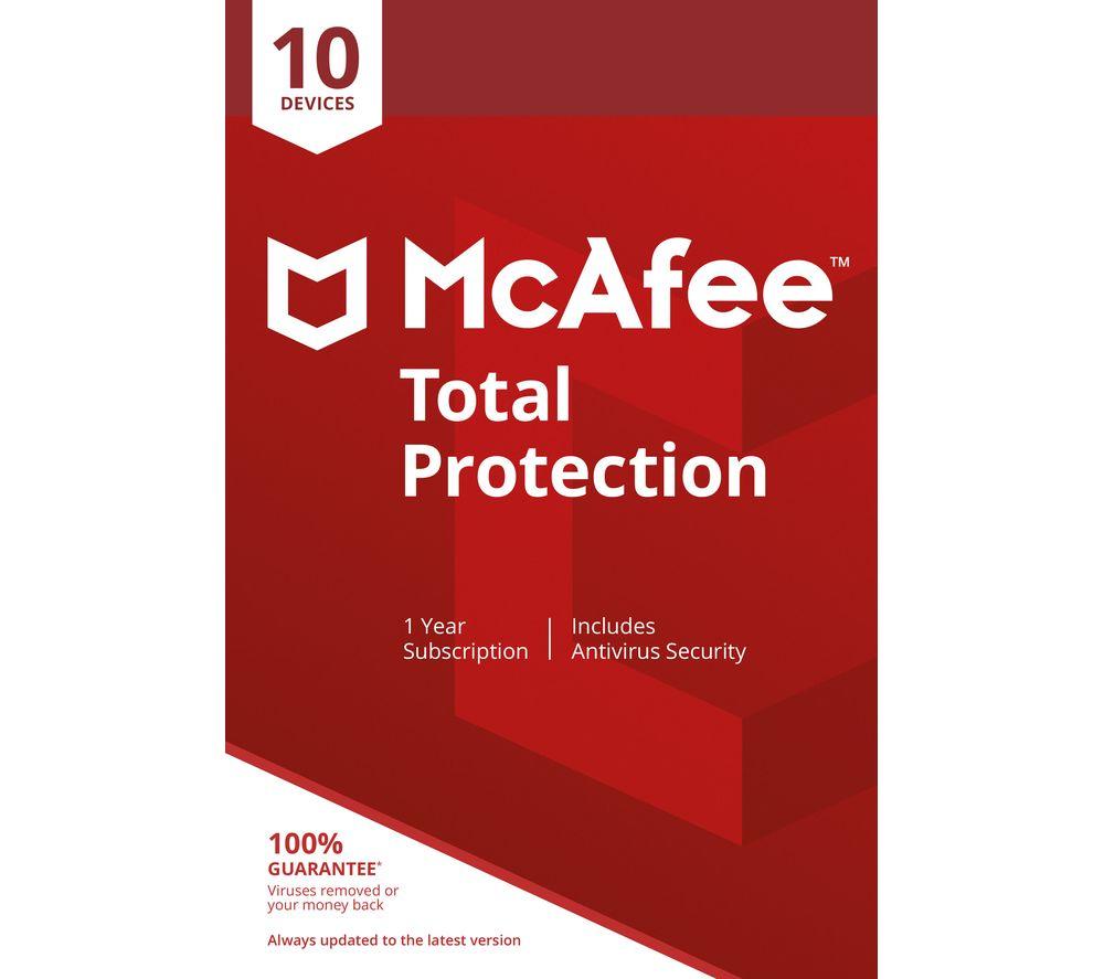 Image of MCAFEE Total Protection - 1 year for 10 devices