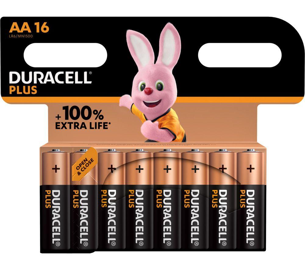  Duracell AA Alkaline Batteries 1.5v (2 Pack) MN1500 (LR6) :  Health & Household