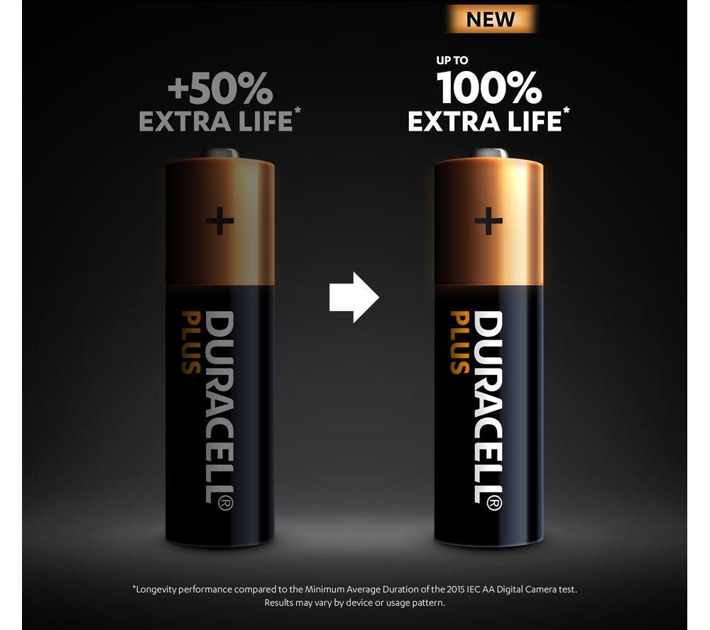 DURACELL Plus AA Alkaline Batteries - Pack of 16 image number 3 of 7