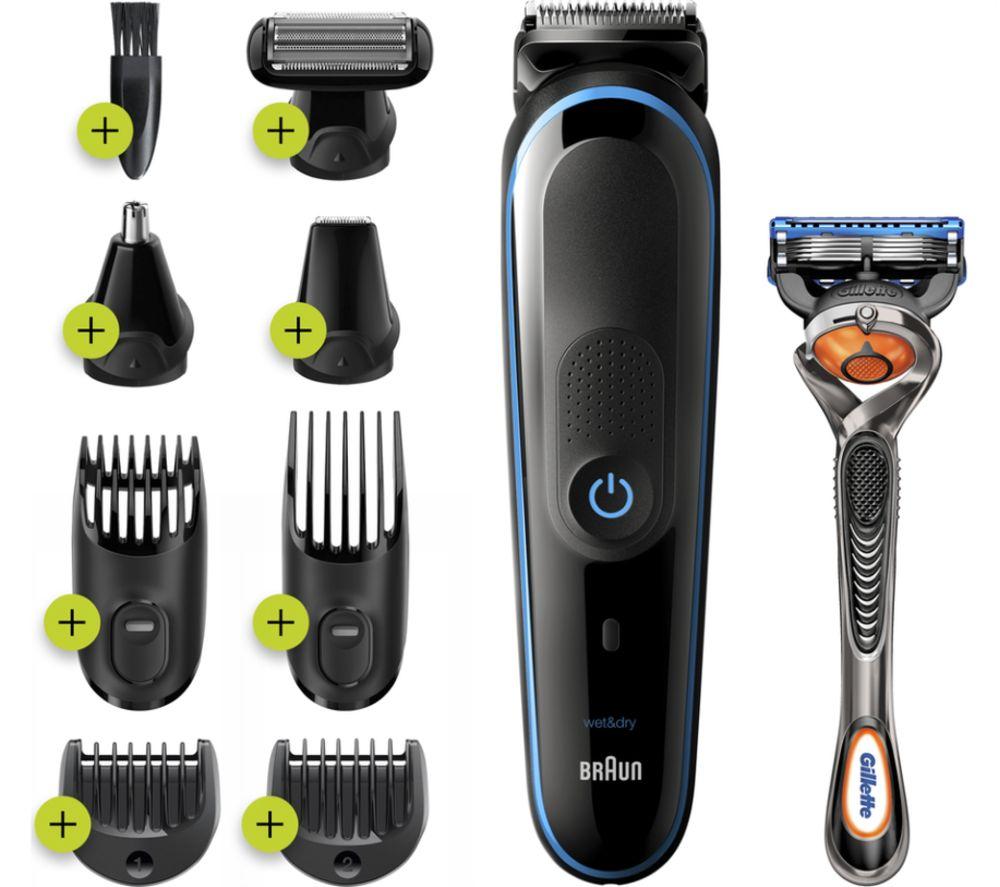 schommel Ontspannend Bounty Buy BRAUN BRAMGK5280 9-in-1 Wet & Dry Trimmer Kit - Black & Blue | Currys