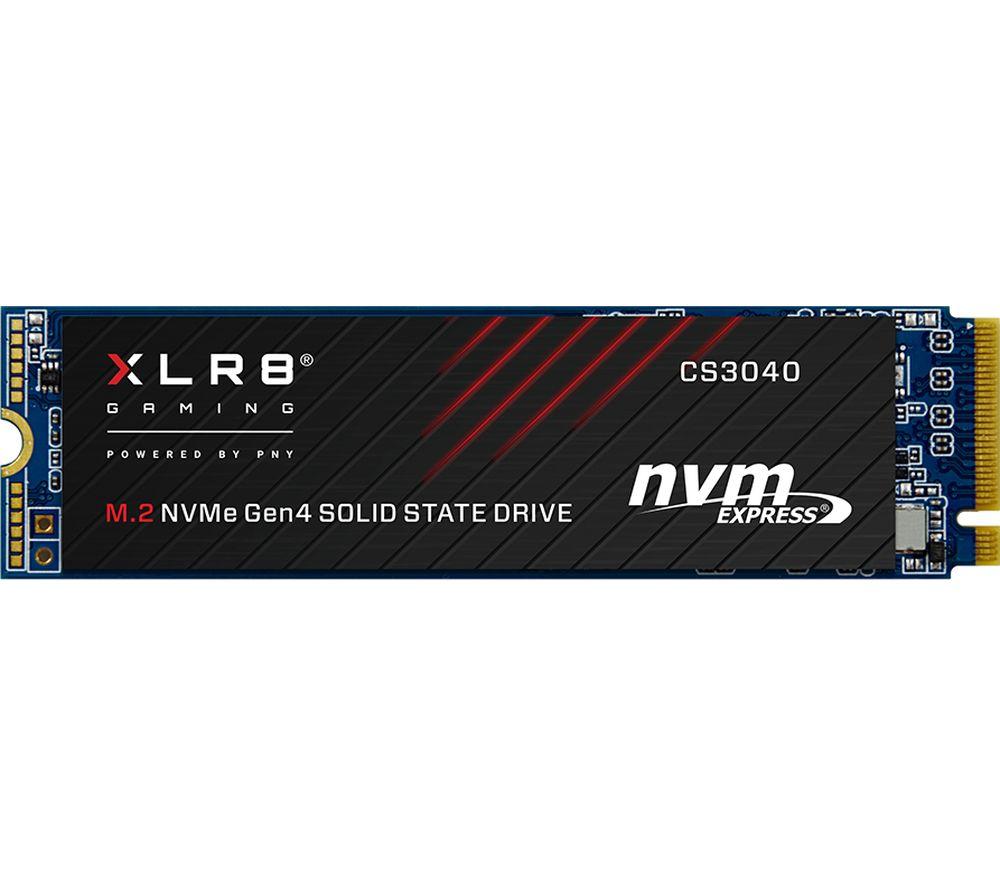 Image of PNY XLR8 CS3040 M.2 NVMe Internal SSD - 500 GB, Black