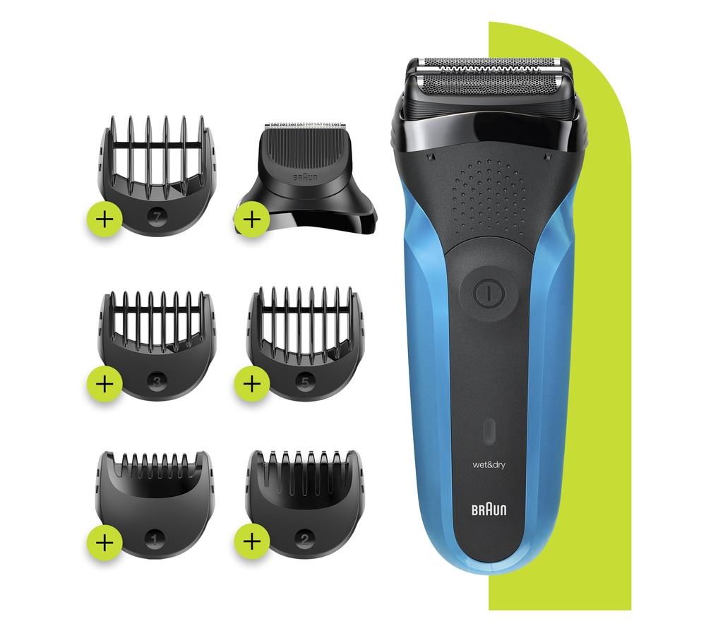 Braun 310BT Shaver Black/Blue - Veli store