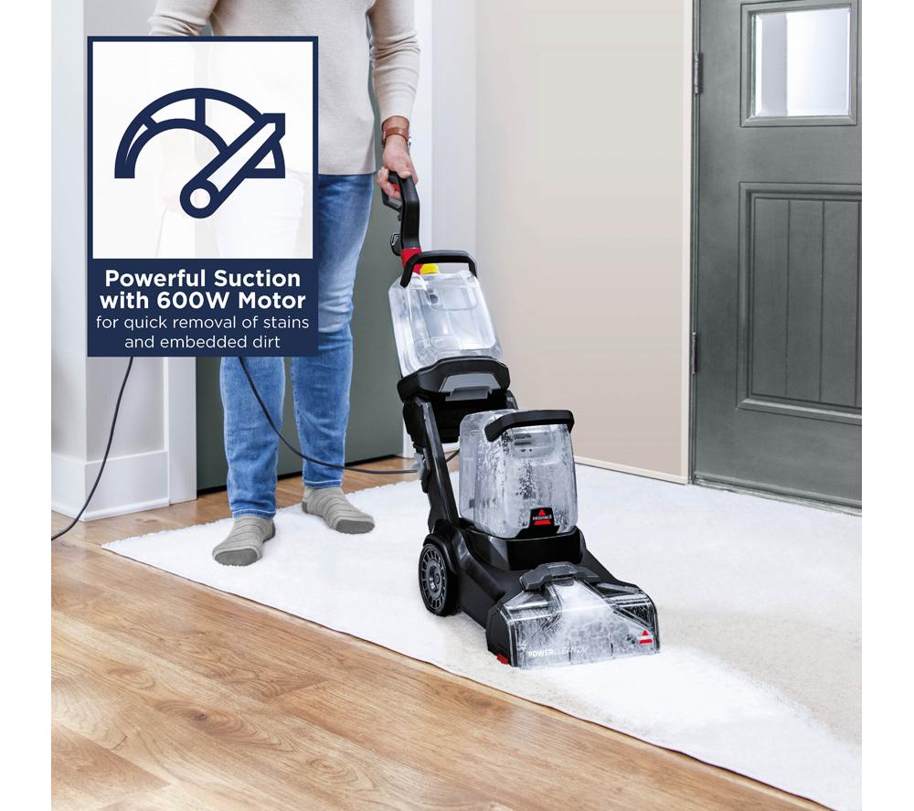 BISSELL PowerClean 2X 3112E Upright Carpet Cleaner - Grey & Red image number 8 of 8