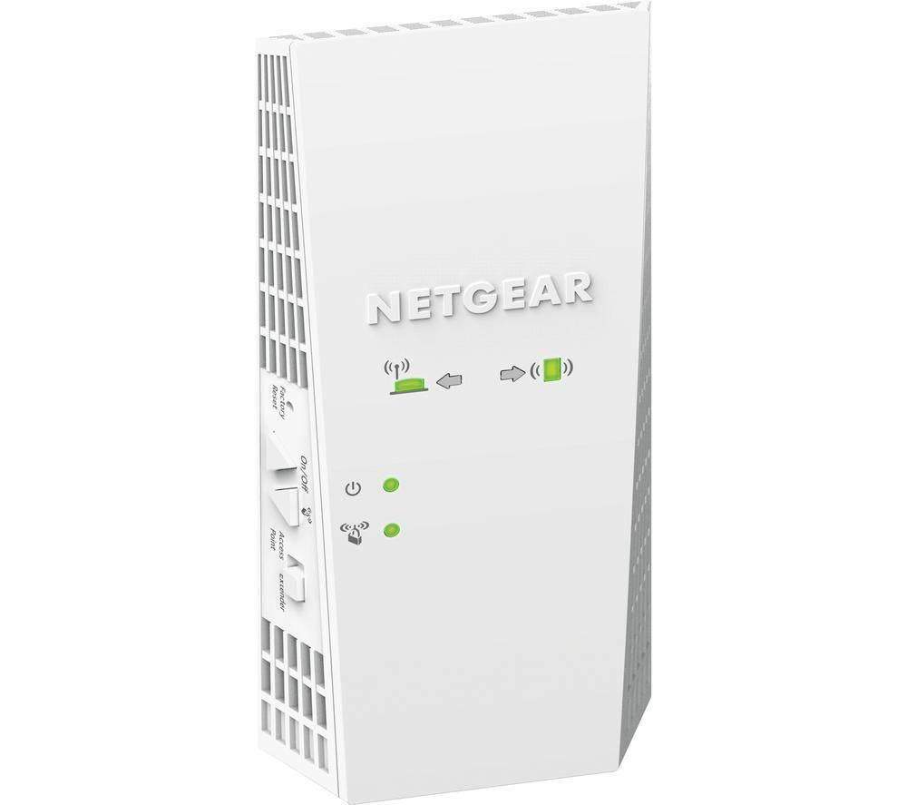 NETGEAR EX6410 WiFi Range Extender - AC 1900, Dual-band, White