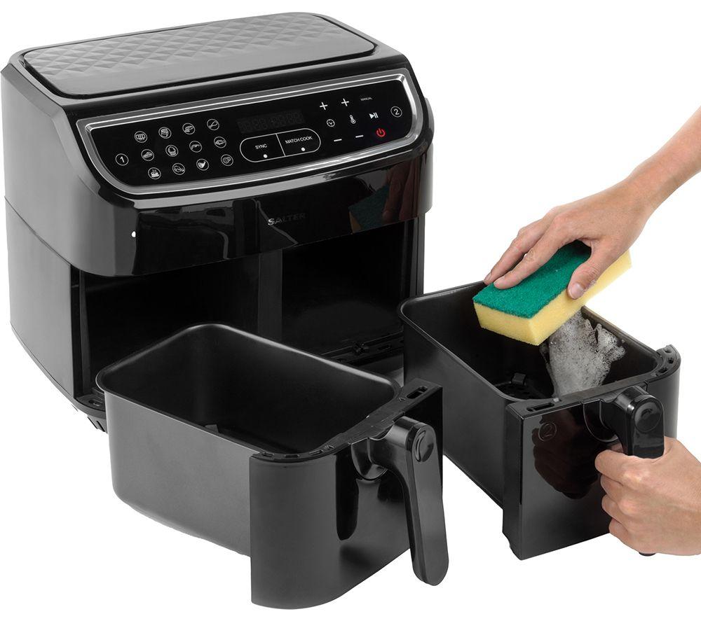 SALTER CUR4692BLK Dual Cook Pro Air Fryer &ndash; Black image number 9 of 10