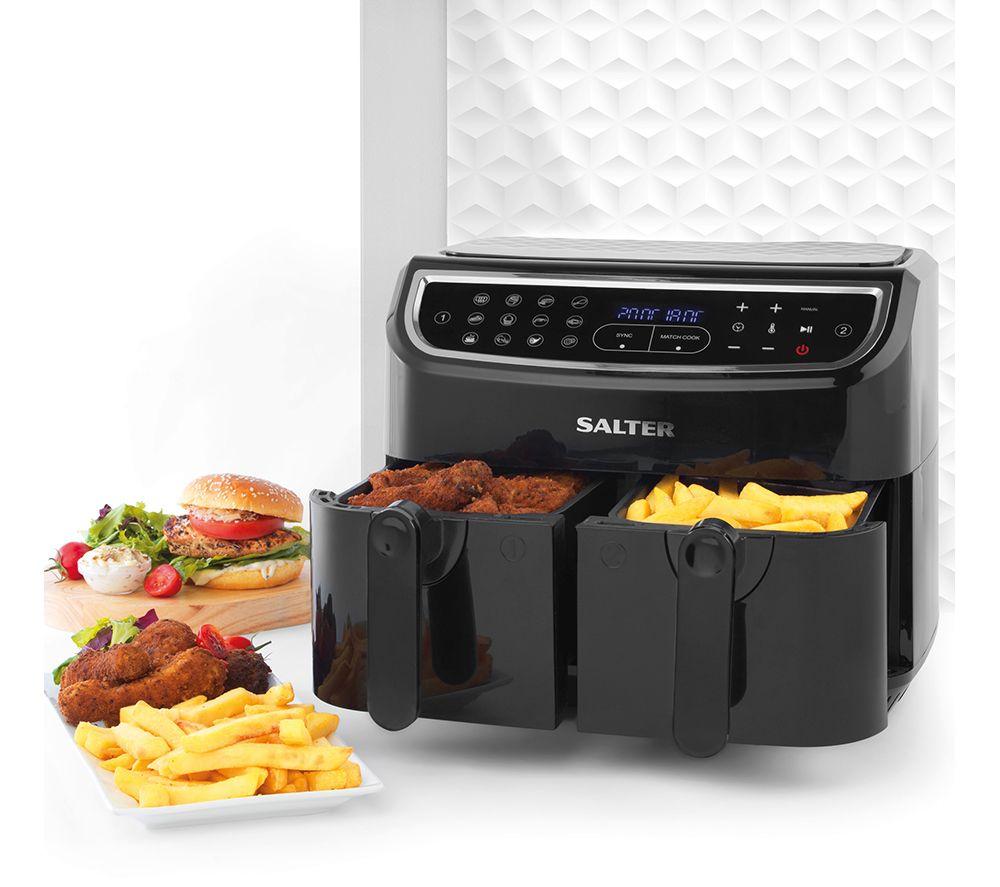 SALTER CUR4692BLK Dual Cook Pro Air Fryer &ndash; Black image number 10 of 10