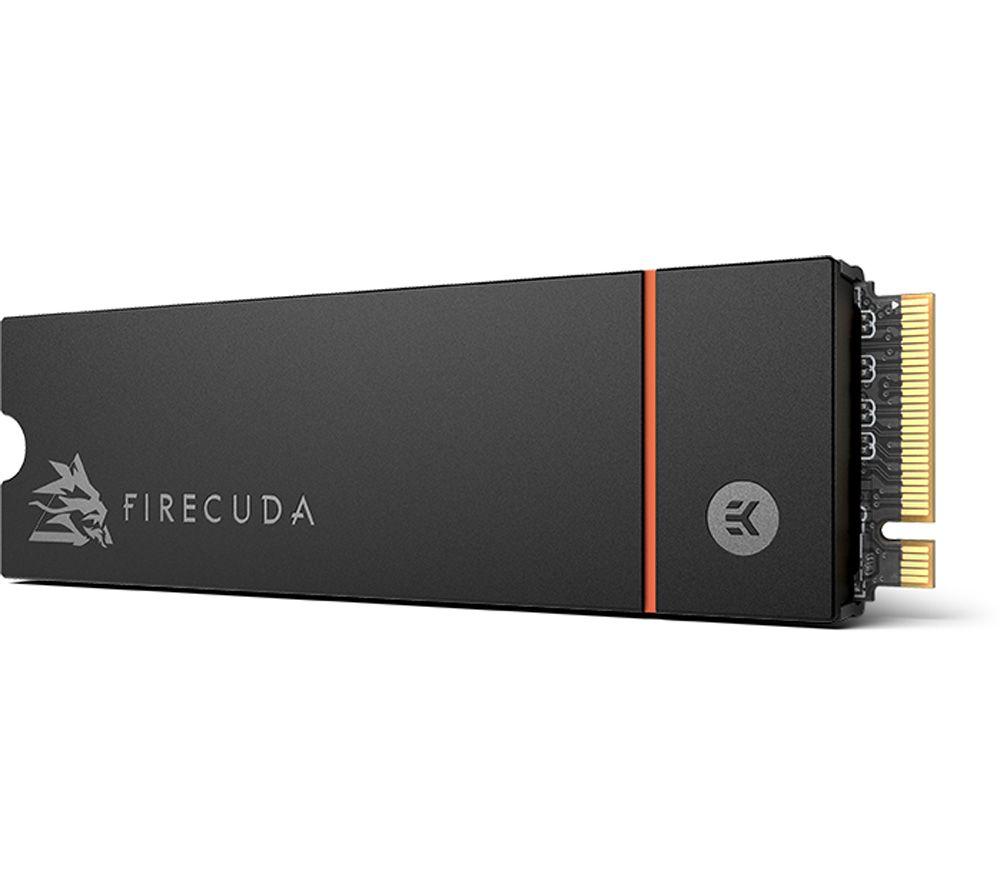SEAGATE FireCuda 530 M.2 NVMe Internal SSD with Heatsink - 1 TB, Black