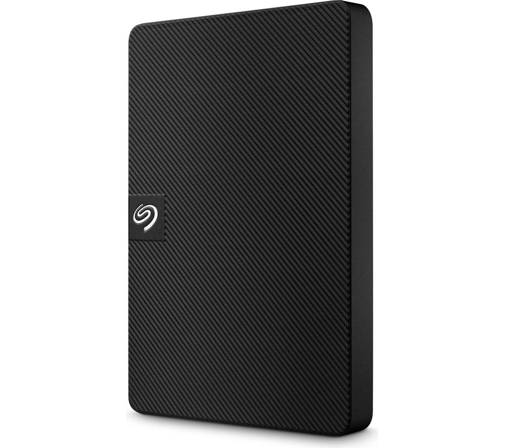 SEAGATE Expansion External Hard Drive - 2 TB, Black, Black