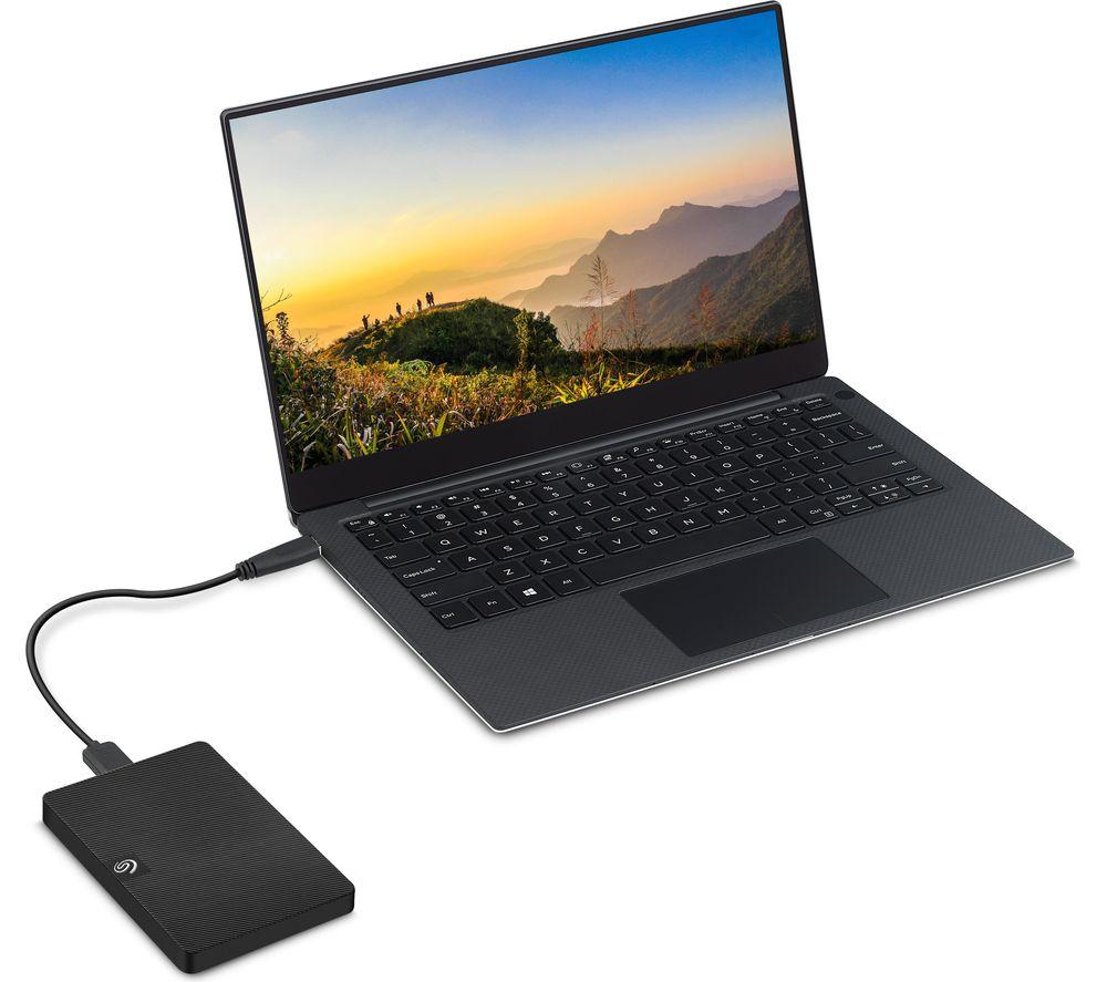 SEAGATE Expansion External Hard Drive - 2 TB, Black image number 7 of 11