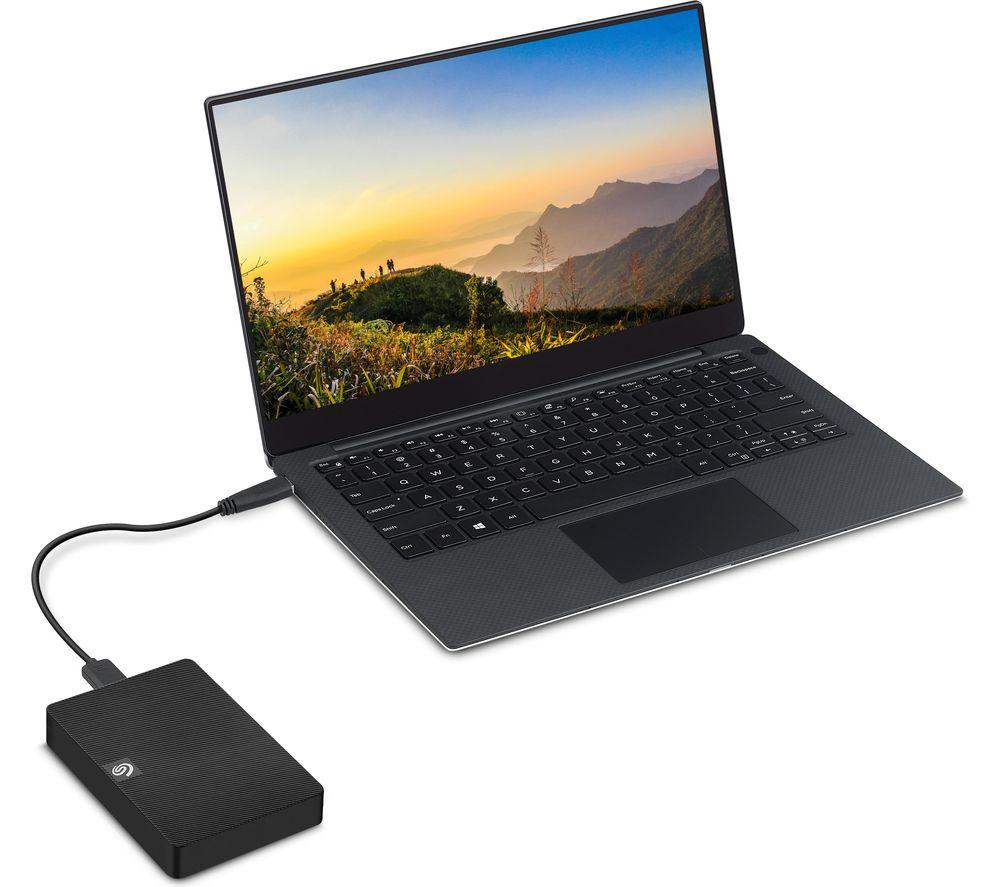 SEAGATE Expansion Portable Hard Drive - 5 TB, Black image number 7 of 13