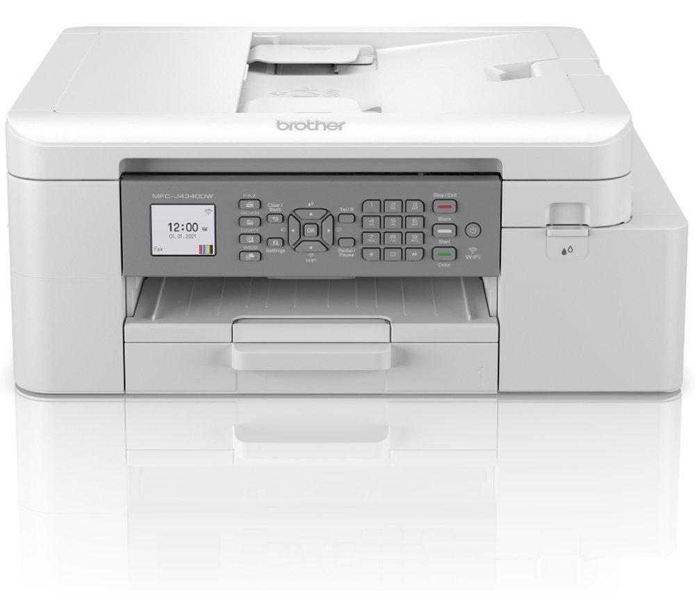 BROTHER MFCJ4335DWXL All-in-One Wireless Inkjet Printer with Fax, White