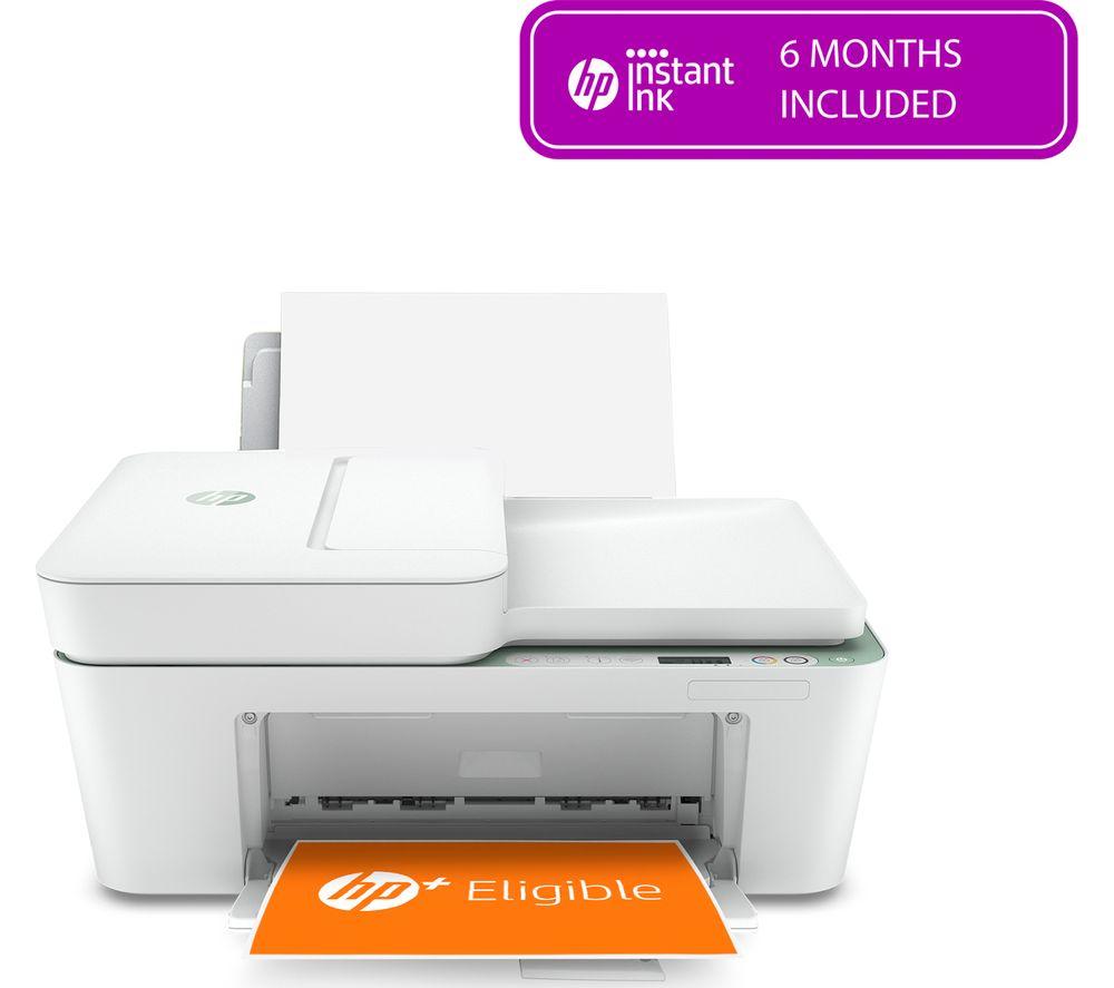Image of HP HP DeskJet 4122e All-in-One Wireless Inkjet Printer with HP Plus, White