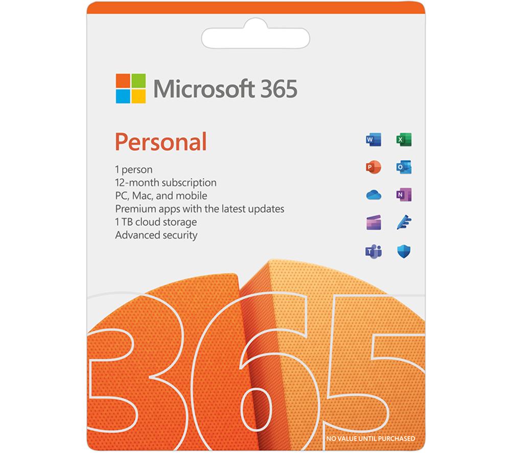 Buy MICROSOFT 365 Personal (1 year for 1 user) & LiveSafe Premium (1 year  for unlimited devices) Bundle | Currys