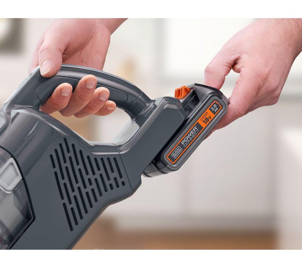 BLACK + DECKER PowerSeries+ BHFEA18D1-GB Cordless Vacuum Cleaner - Grey & Orange image number 11 of 11