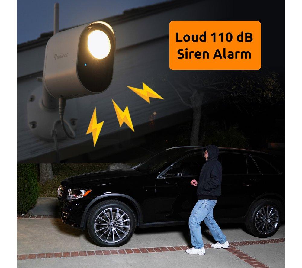 TOUCAN TSLC10WU-ML Full HD 1080p WiFi Security Light Camera image number 14 of 16