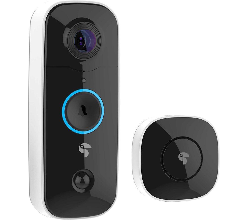 TOUCAN TVD200WUC Wireless Video Doorbell, Black,White
