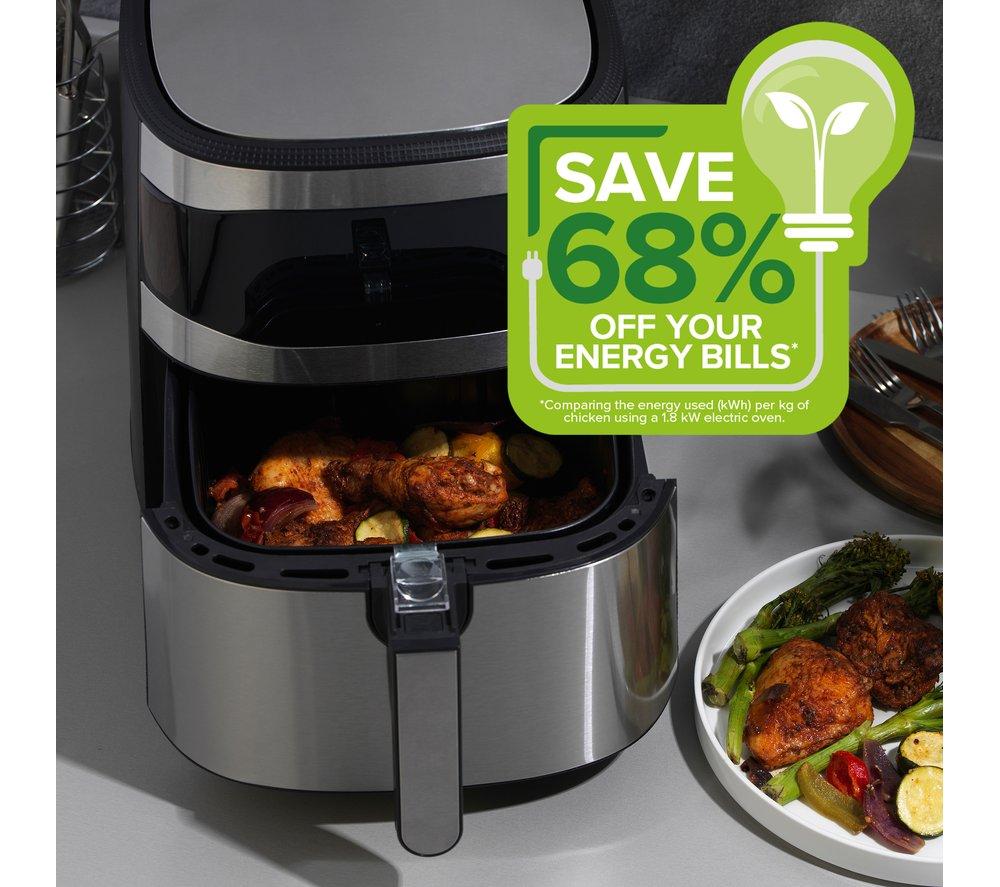 Salter 8L Dual Air Fryer W/ Removable Divider – Co-Op Superstores