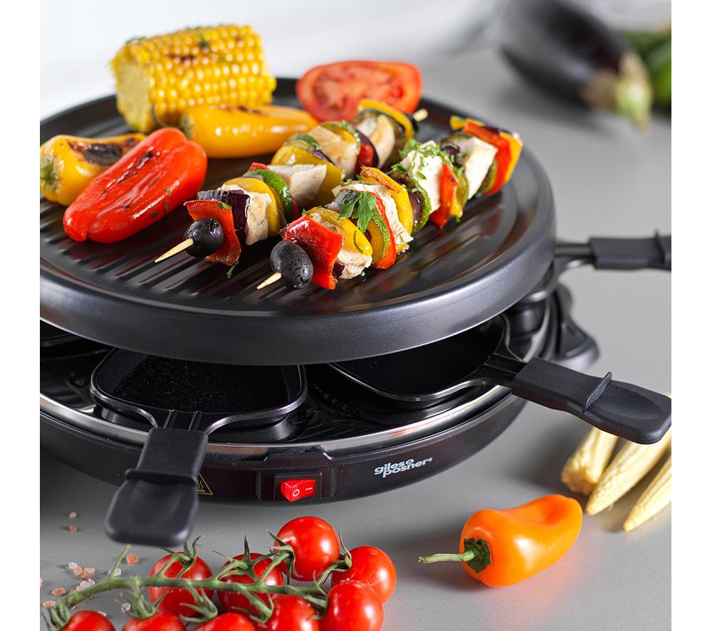 GILES & POSNER EK4511G Raclette Grill - Black image number 3 of 7