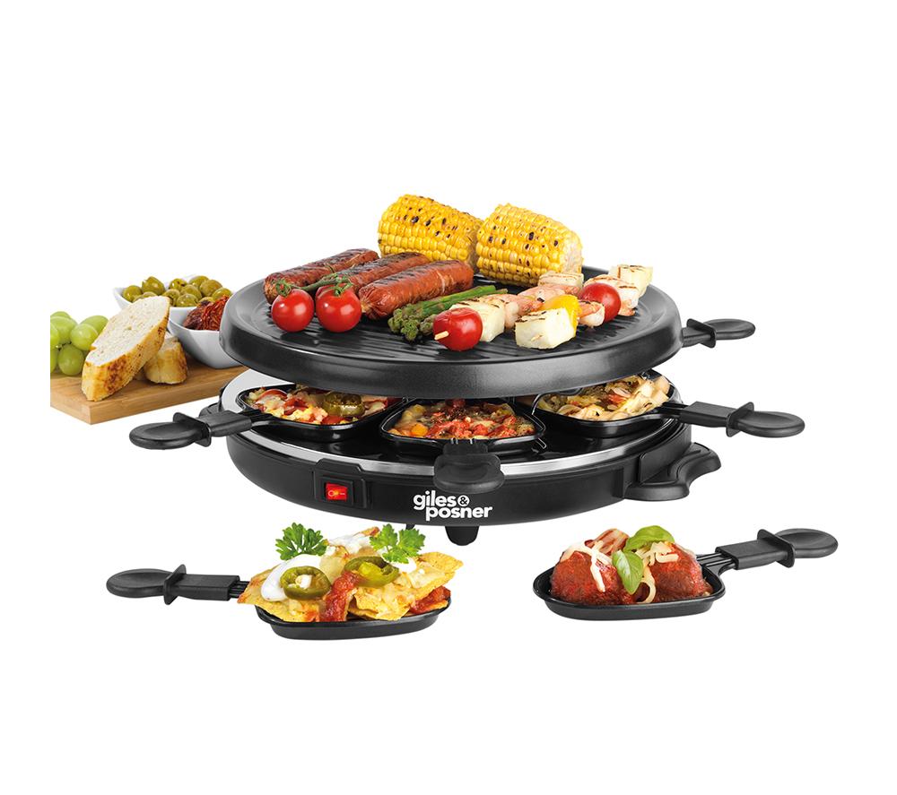 GILES & POSNER EK4511G Raclette Grill - Black image number 4 of 7