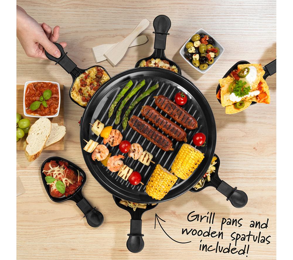 GILES & POSNER EK4511G Raclette Grill - Black image number 5 of 7