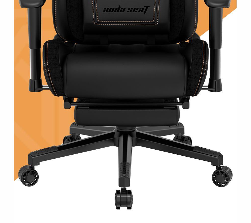 Buy ANDASEAT Jungle II Footrest Edition Gaming Chair Black Currys