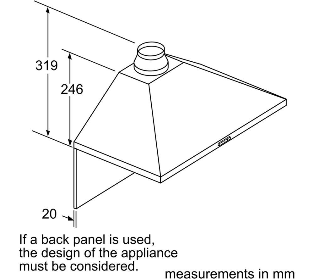 NEFF N30 D62PBC0N0B Chimney Cooker Hood - Stainless Steel image number 8 of 15